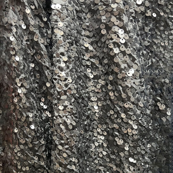 Charcoal Glitz Sequin Drape