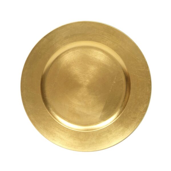 Gold Lacquer Charger Plate