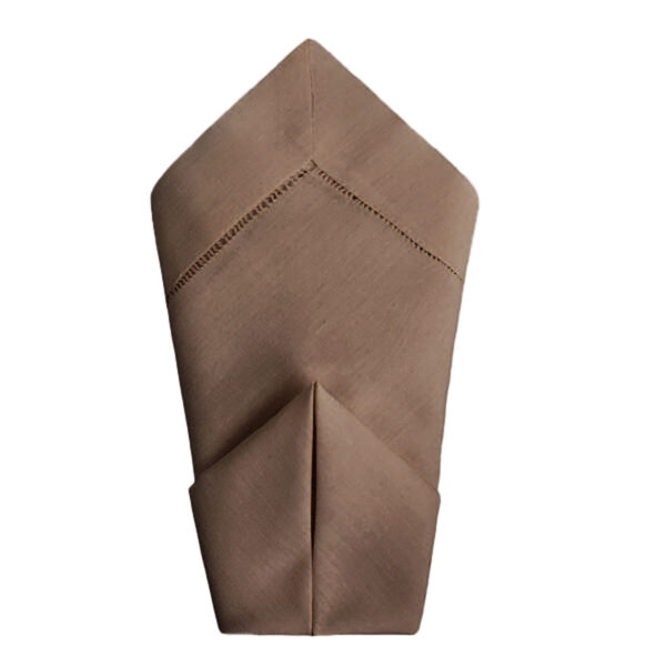 Chocolate Hemstitch Napkin