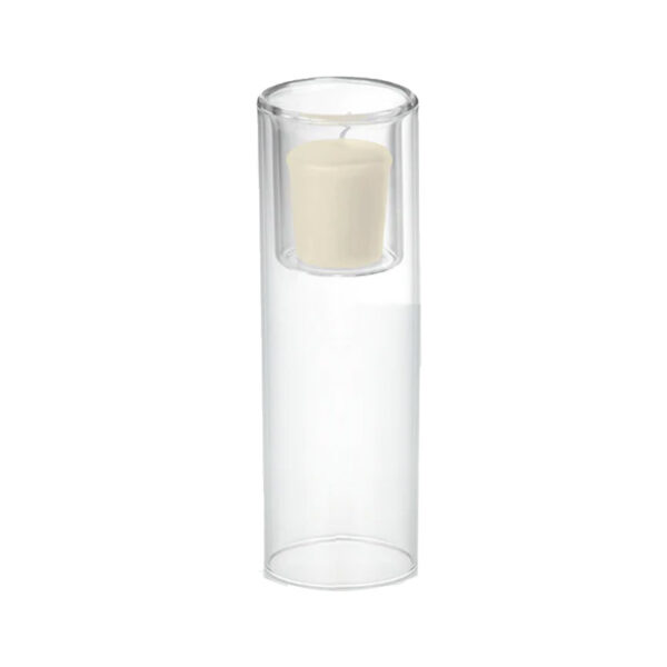 Clear Glass Drop Votive Holder
