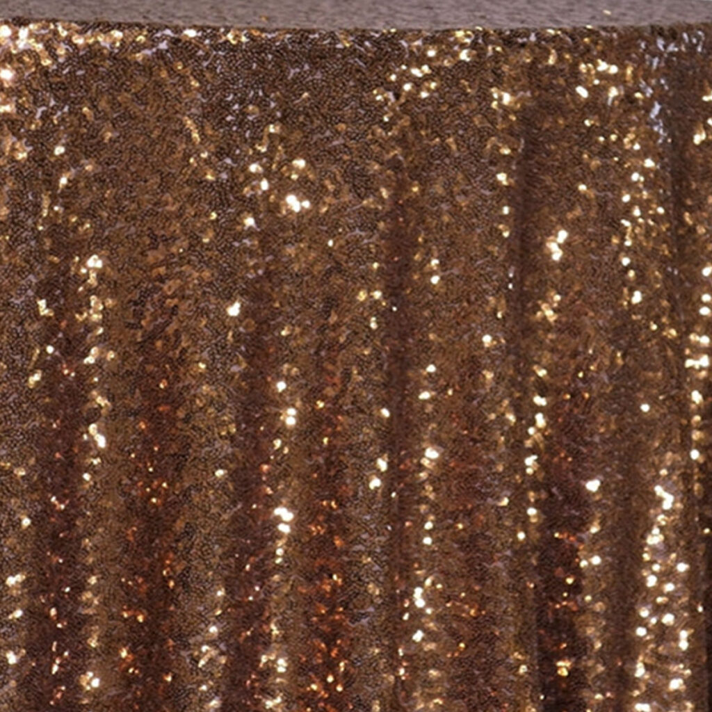 Copper Glitz Table Linen