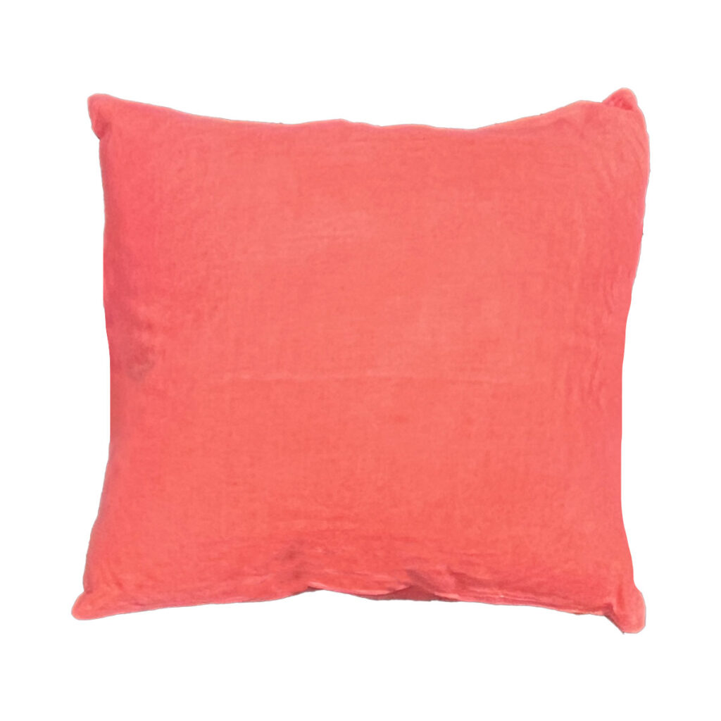 Coral Dublin Linen Pillow