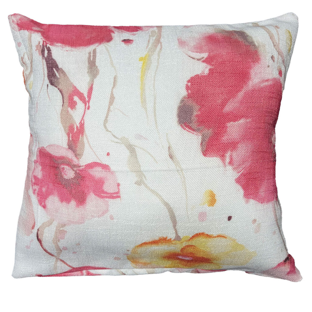 Coral Monet Pillow