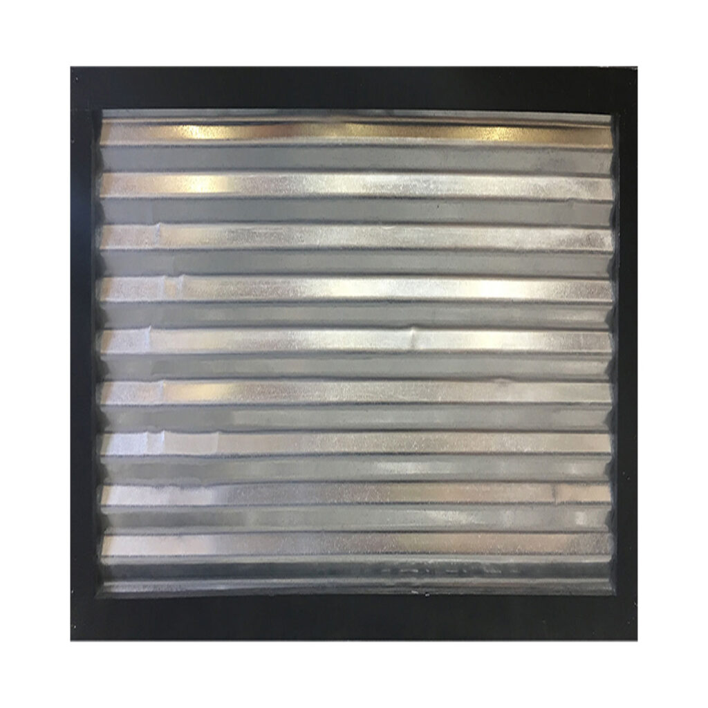 Corrugated Metal Panel, Square