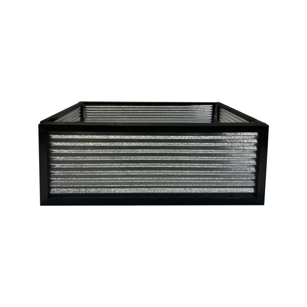 Corrugated Metal Table Surround