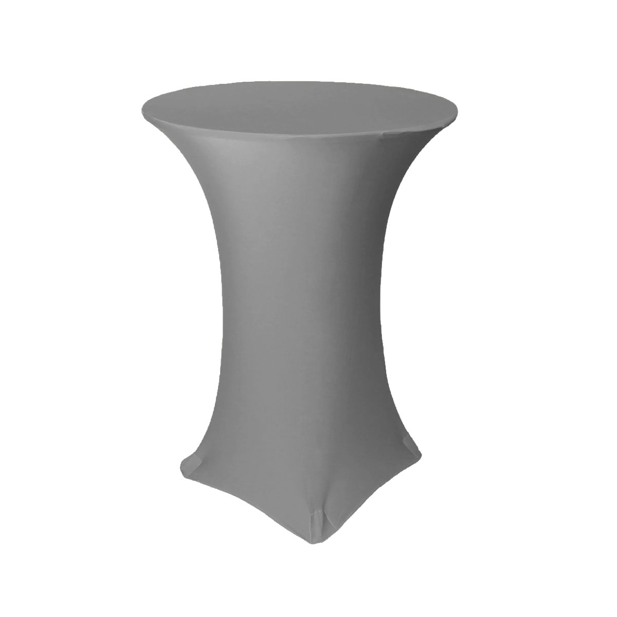 Dark Silver Spandex Table Form