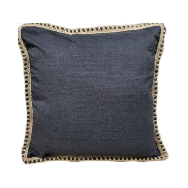 Black Jute Pillow