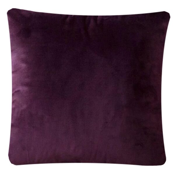 Eggplant Velvet Pillow