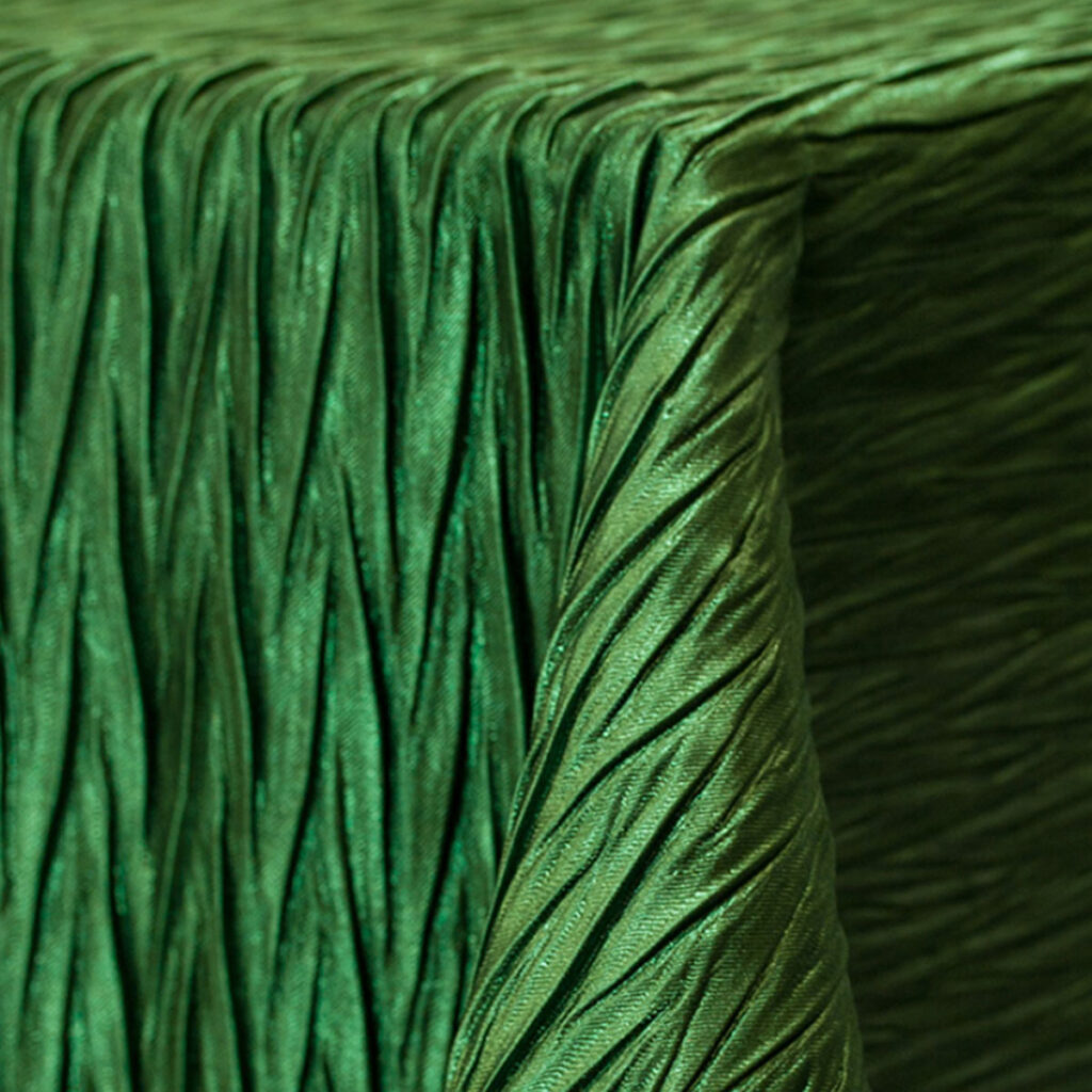 Emerald Rhythm Table Linen