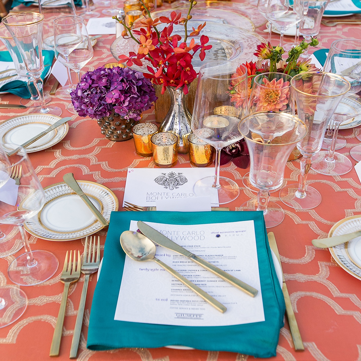 Teal Shantung Napkin - Image 2