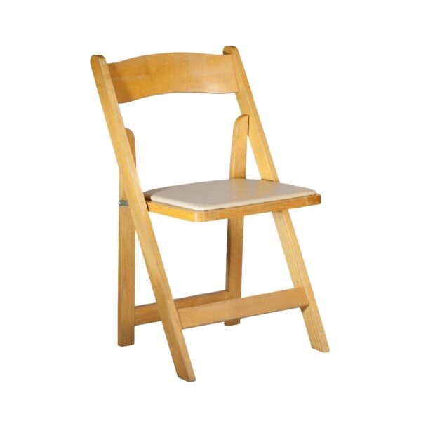 Natural Wood Folding Chair