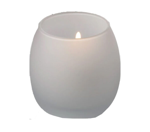 Frosted Barrel Votive