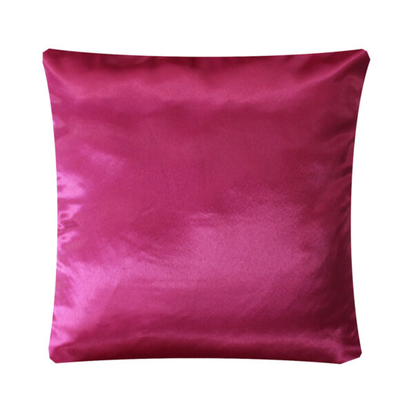 Fuchsia Satin Pillow