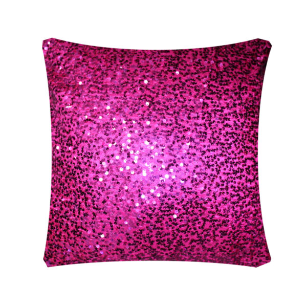 Fuchsia Sequin Pillow