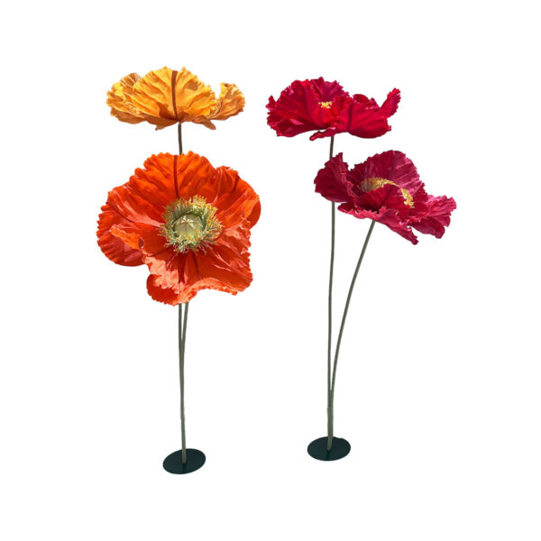 Giant Poppies on Stand