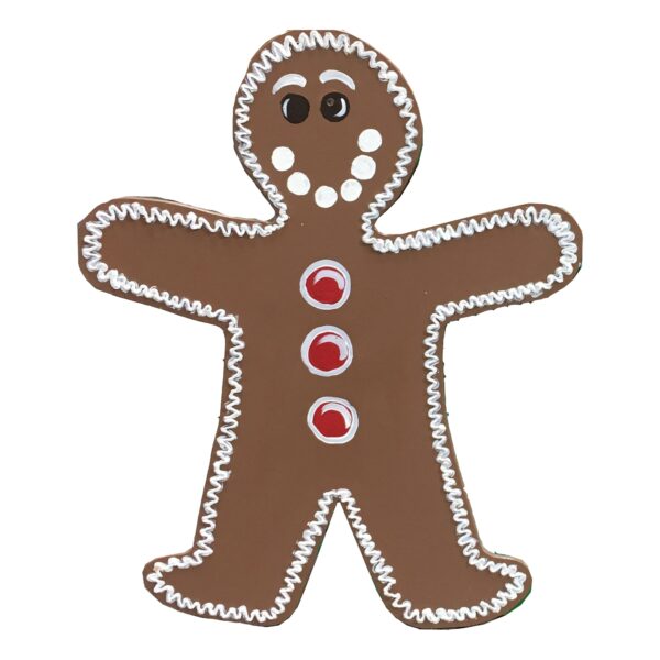 Gingerbread Man Cookie Cutout (3'H)