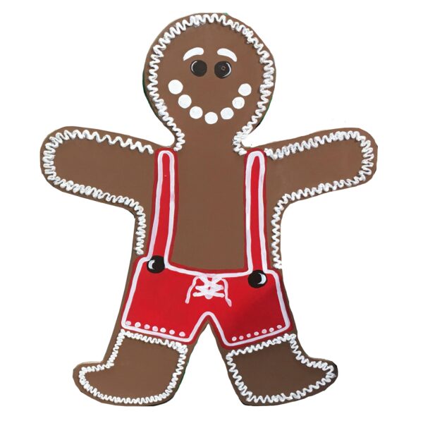 Gingerbread Man Cookie Cutout (42"H)