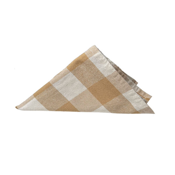 Beige Gingham Napkin