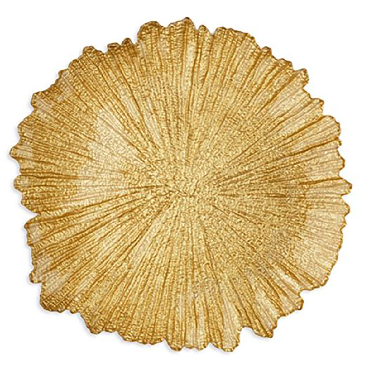 Gold Leaf Charger Plate