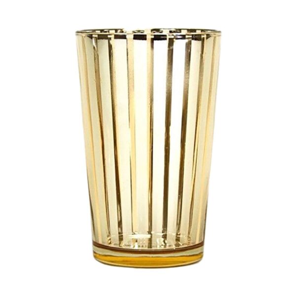 Gold Stripe Votive Holder