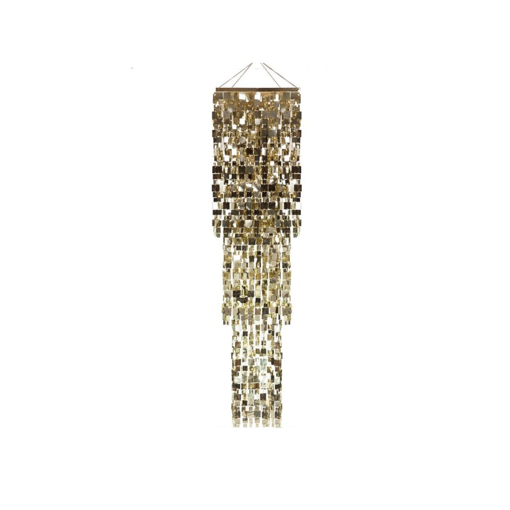 Gold Fab Chandelier