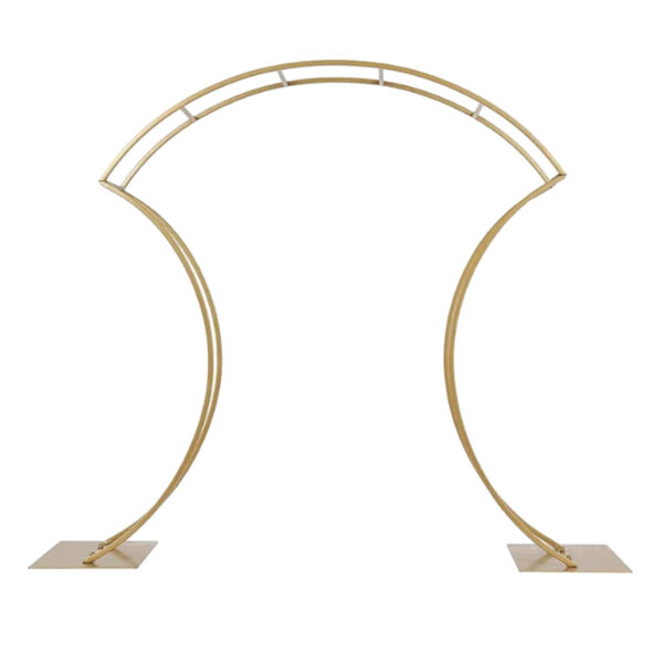 Gold Centerpiece Arched Stand