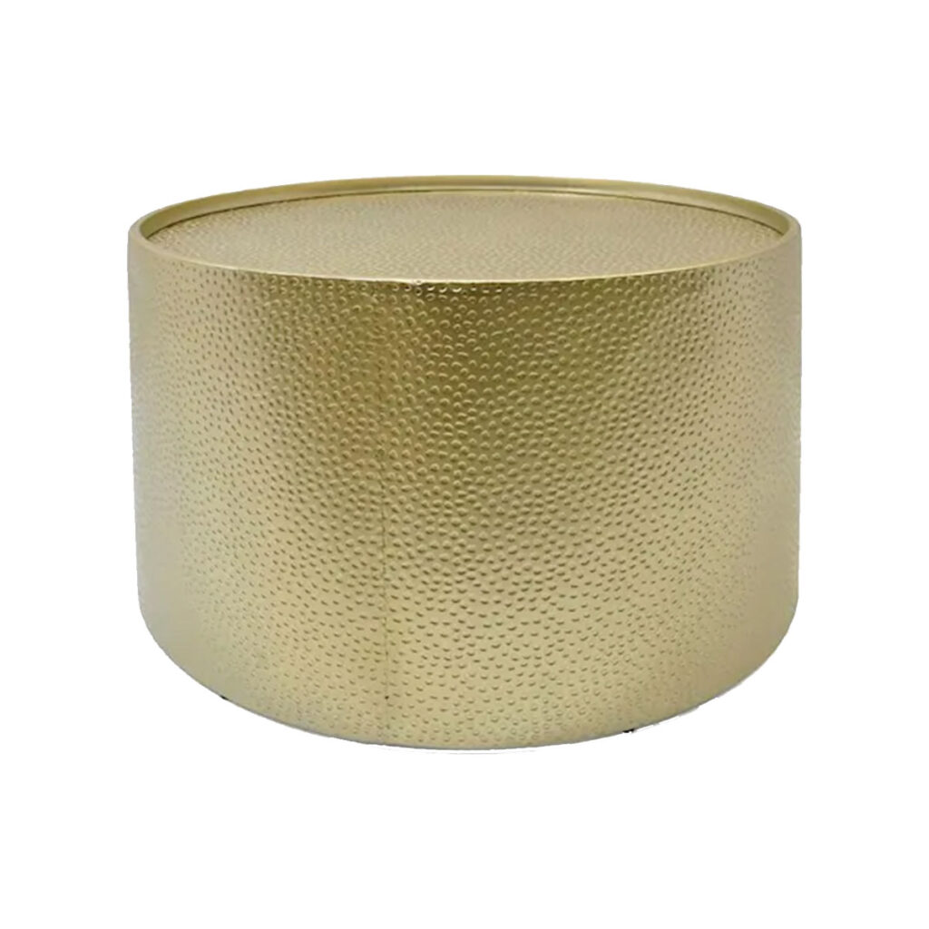 Gold Drum Coffee Table