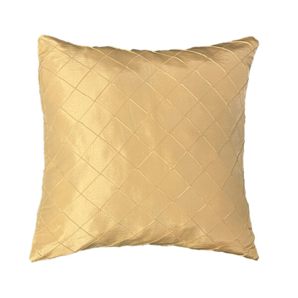 Gold Pintuck Pillow