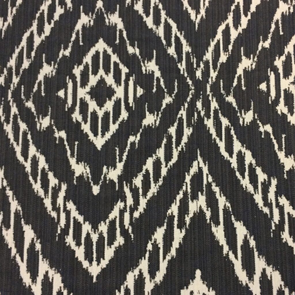 Gray Diamond Ikat Table Runner