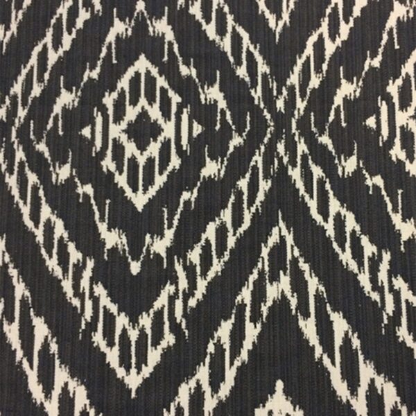 Gray Diamond Ikat Table Runner