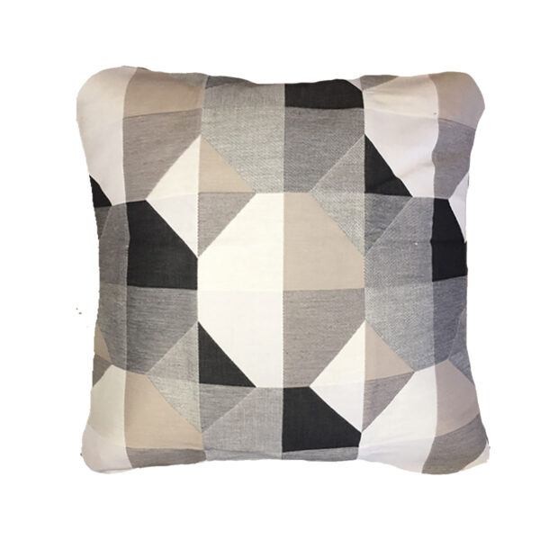 Grayscale Mosaic Pillow