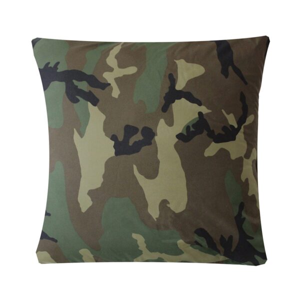 Green Camo Nylon Pillow