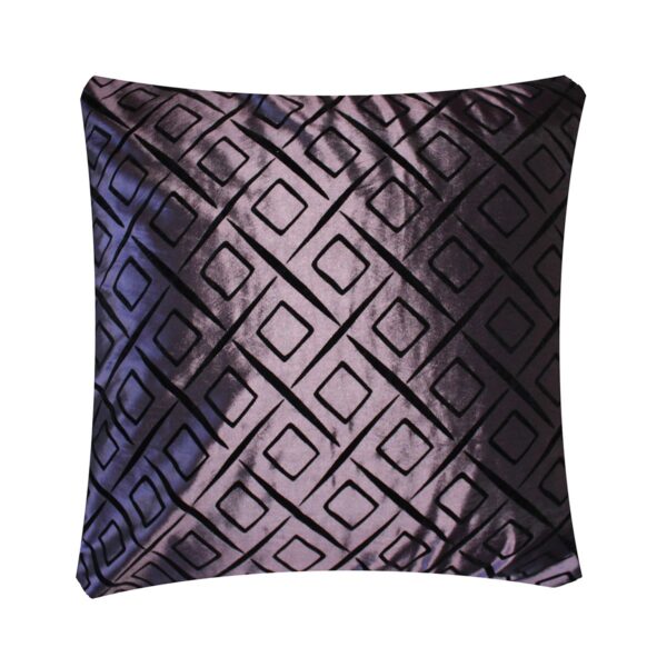 Heather Diamond Flock Pillow