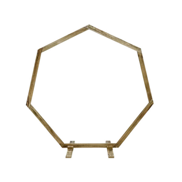 Heptagon (Hexagon) Wood Arch