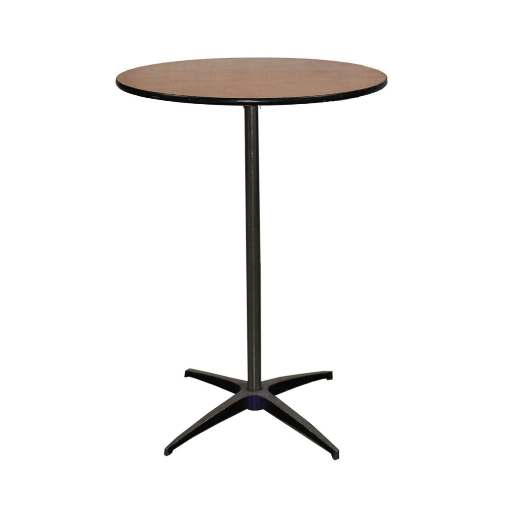 30" Round Highboy Table