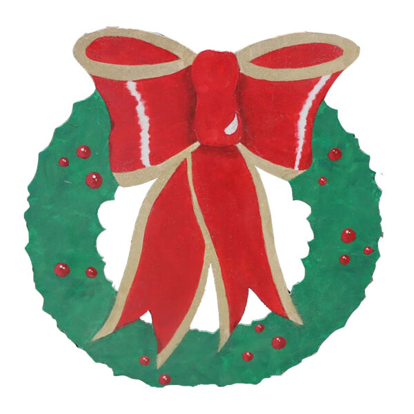 Christmas Wreath Cutout