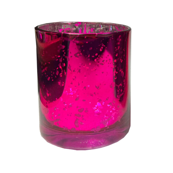 Hot Pink Mercury Votive Holder