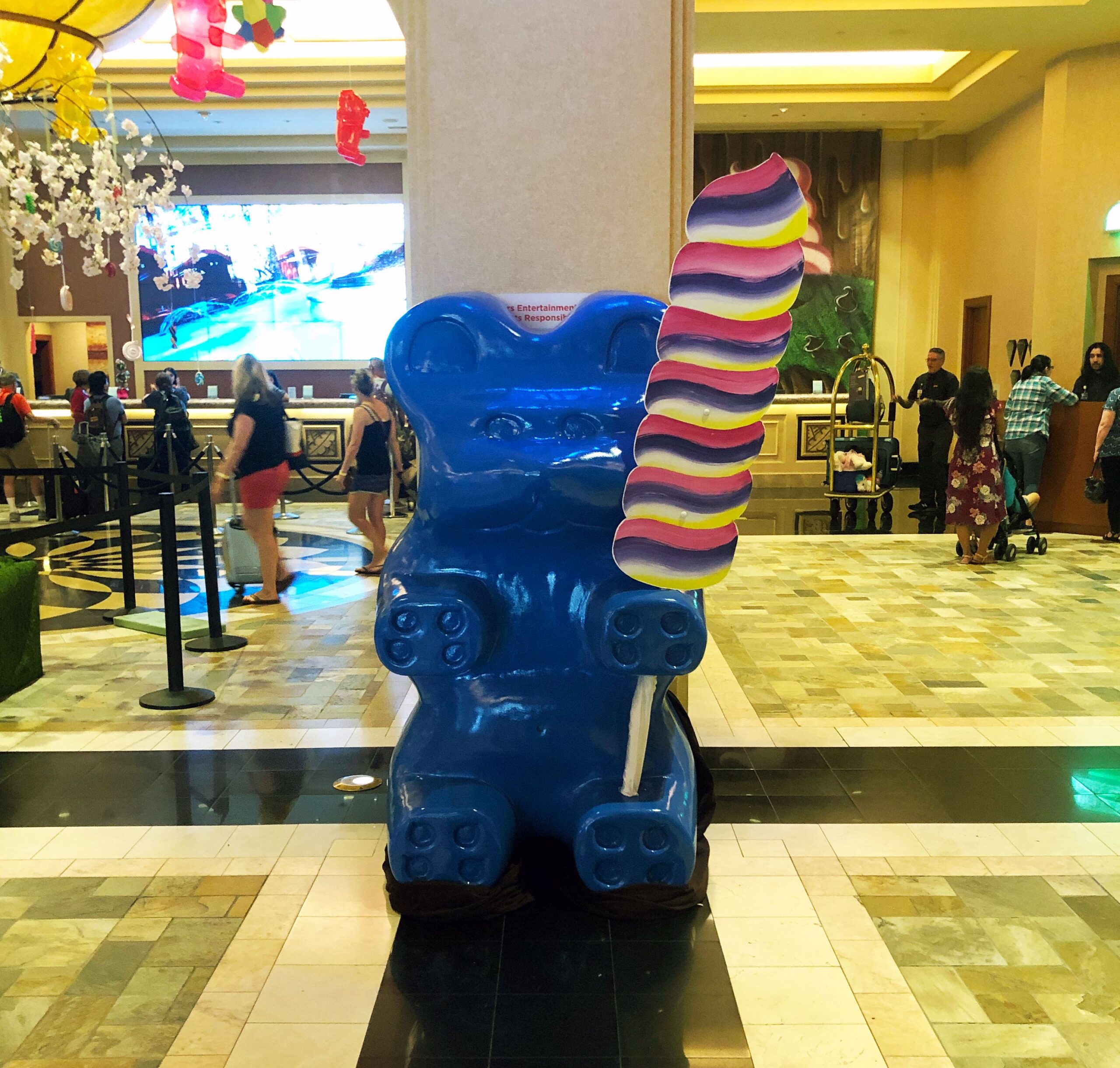 Giant Gummy Bear (Turquoise) - Image 3