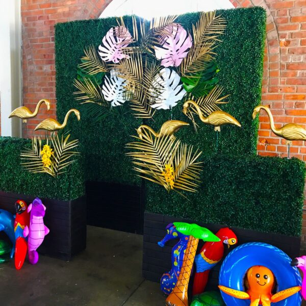 Gold Flamingo Lawn Ornaments