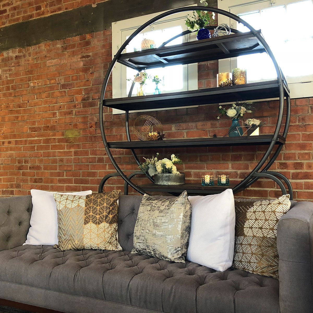 Silver Metallic Alloy Pillow - Image 2