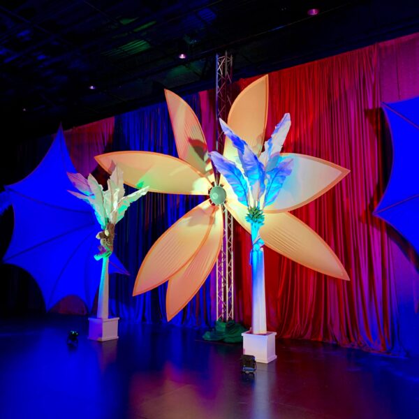 Blue Morning Glory Spandex Form