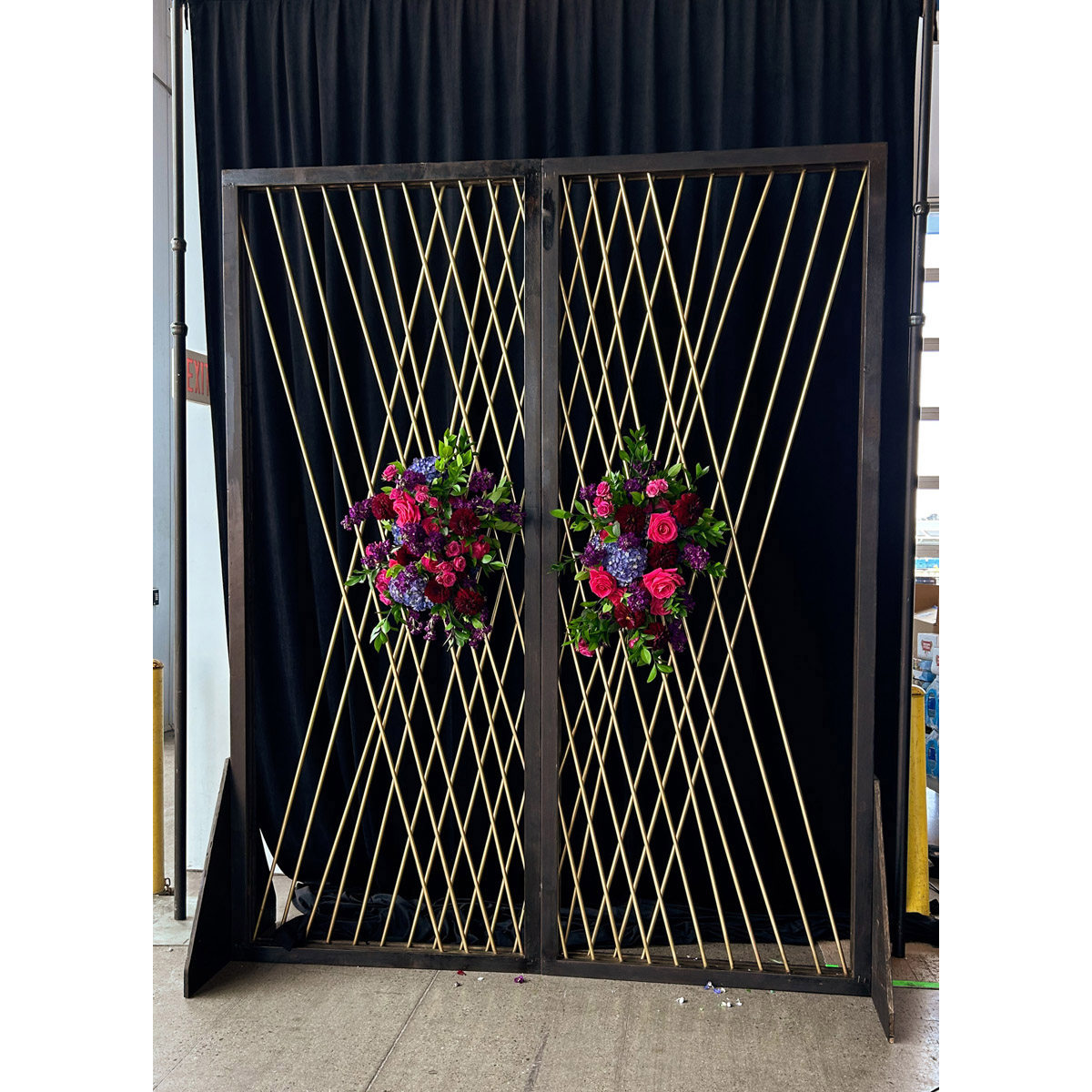 Black Milano Velvet Drape - Image 4