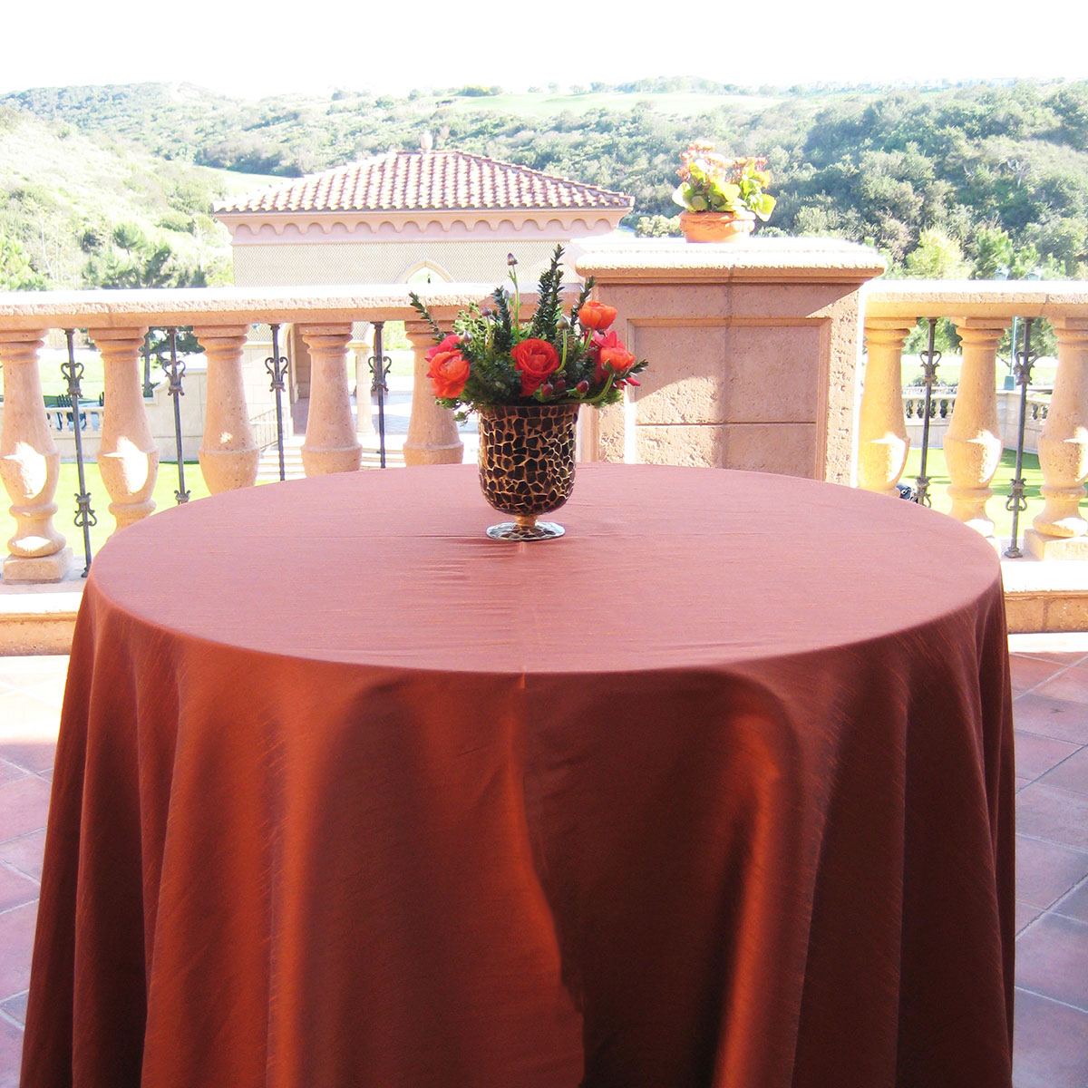 Copper Dupioni Table Linen - Image 2