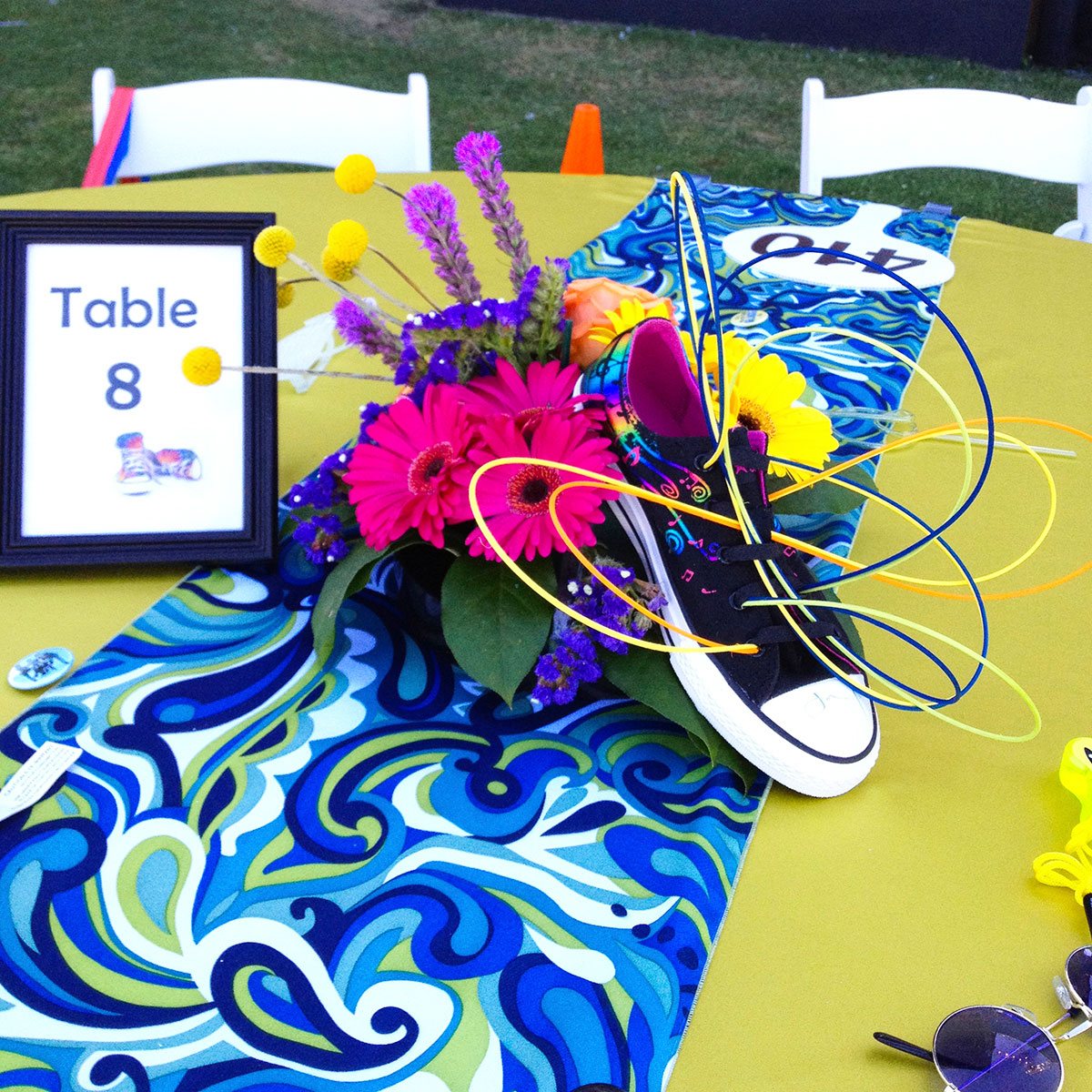 Blue Pucci Table Runner - Image 2