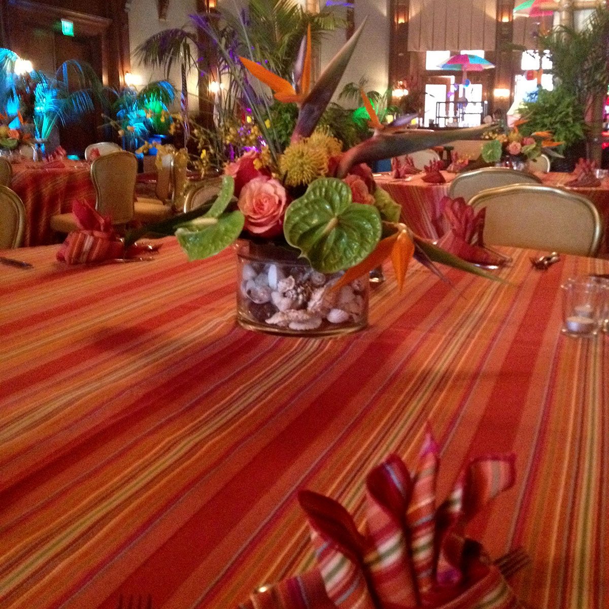 Sunset Stripe Table Linen - Image 3