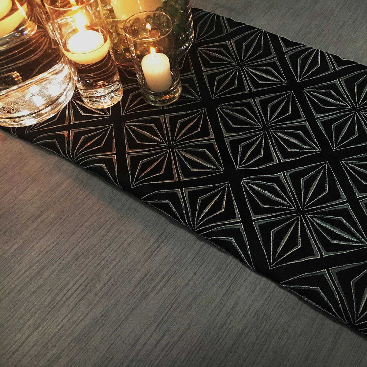 Charcoal Shantung Table Linen - Image 3