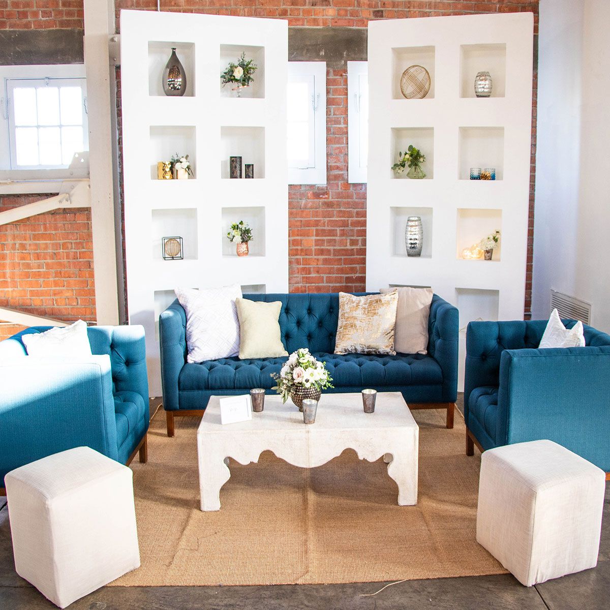 Burlap Coffee Table - Image 2