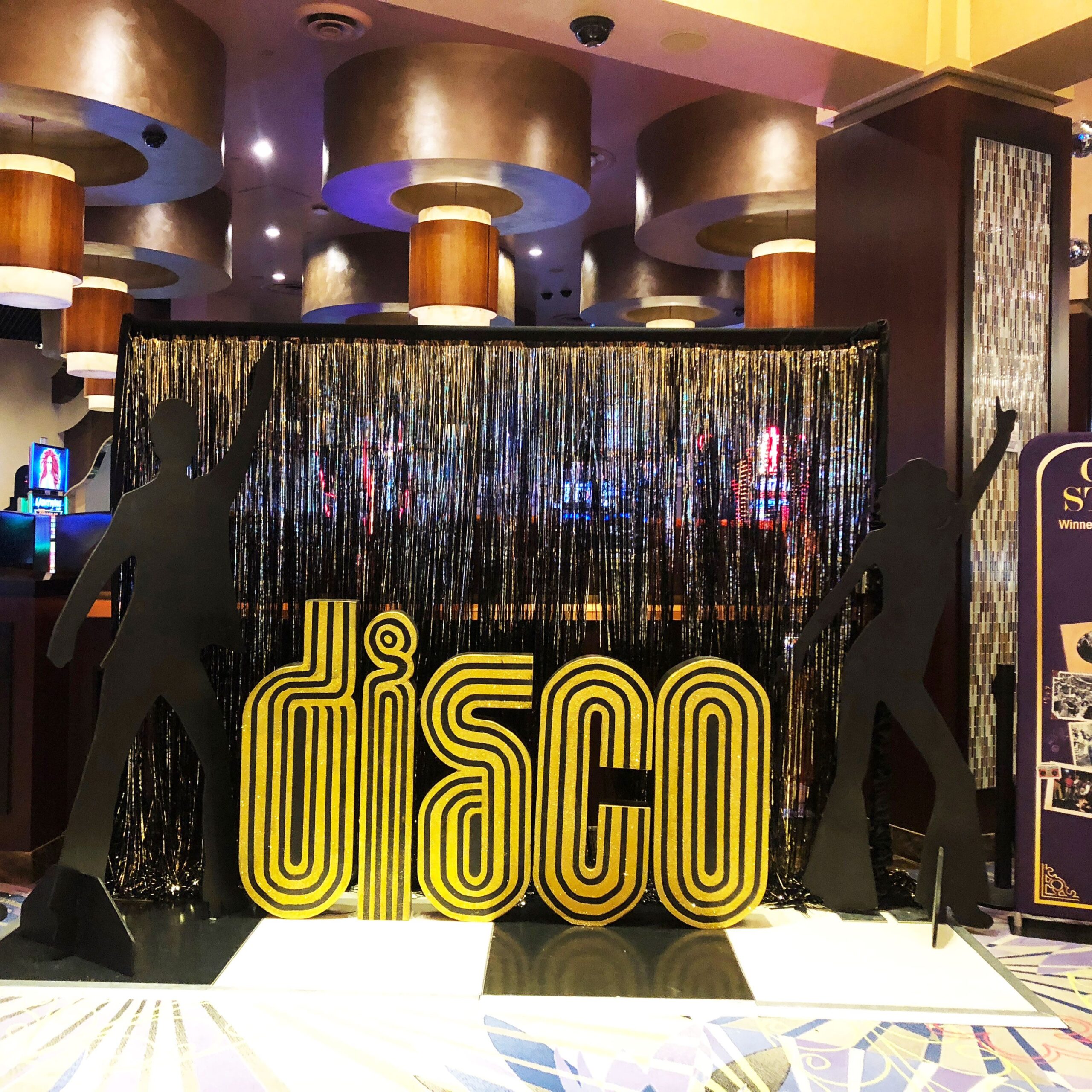 Disco Woman Silhouette Cutout - Image 3