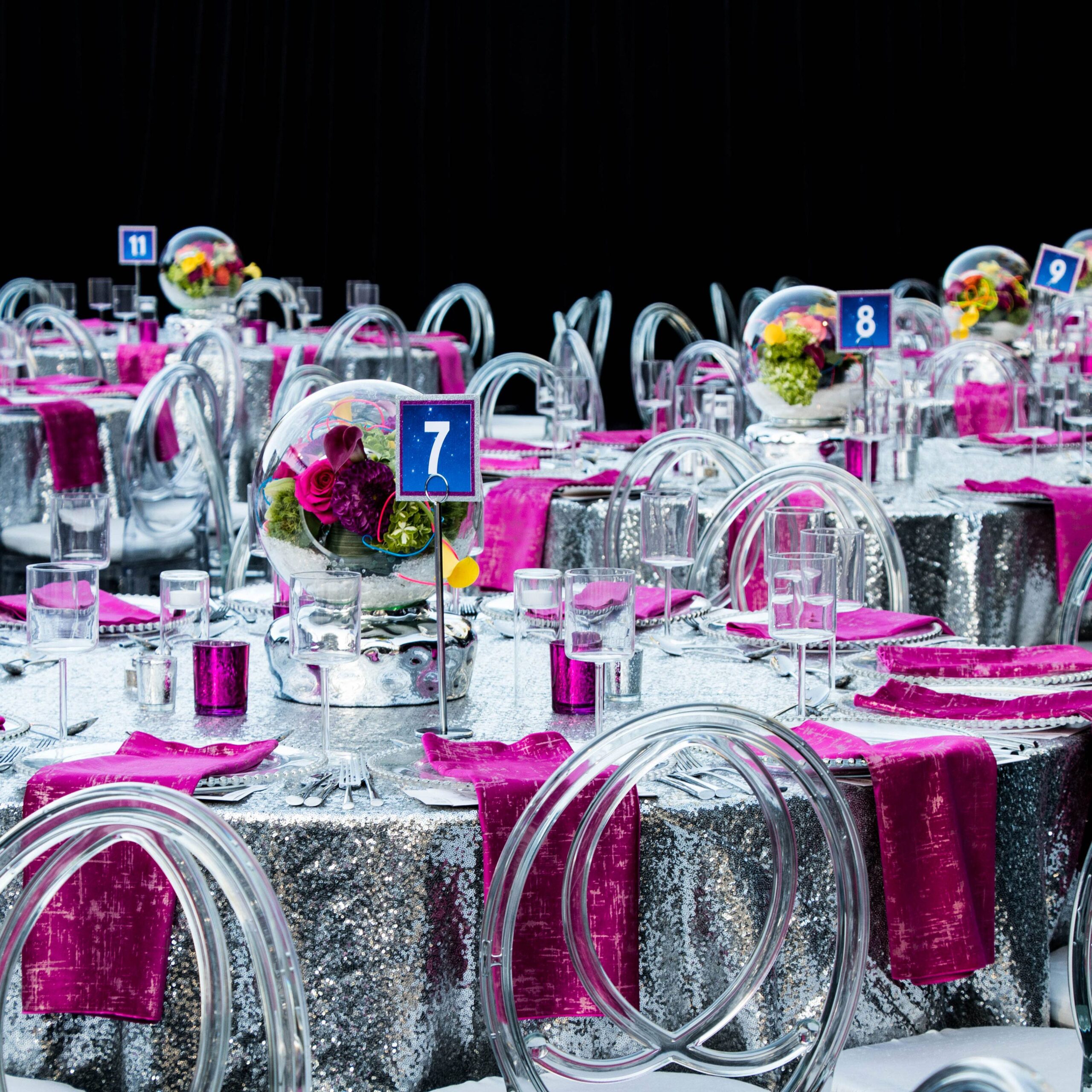 Silver Payette Table Linen - Image 2