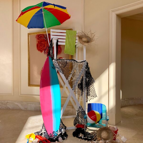 Beach Umbrella (Rainbow)